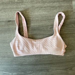 Aerie XO Ribbed Wide Strap Bikini Top